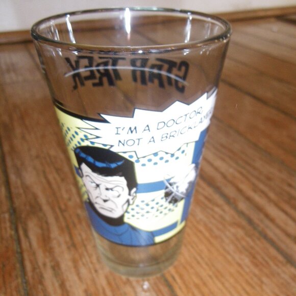 Star Trek Other - 2012 Star Trek Dr. McCoy Bones “I’m a Doctor Not a BrickLayer.” Pint Bar Glass
